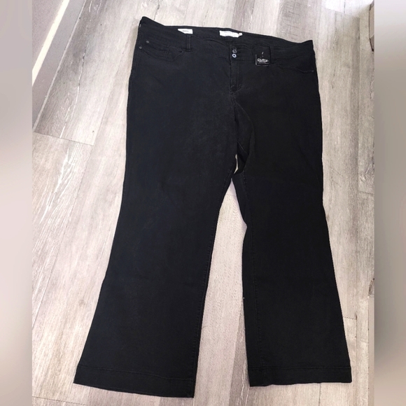 TORRID 3 Button Black Wide-Leg JEGGING⭐️ GREAT Shape ⭐️ Size 30 Tall - Picture 1 of 5